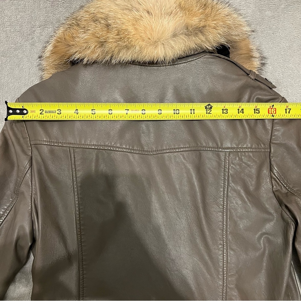 Gray Leather Jacket - image 8